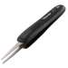 ESD Foam Tweezers, Style 2A, Anti-Acid/Anti-Mag, SS, Fine, Round, Flat, 4.7"